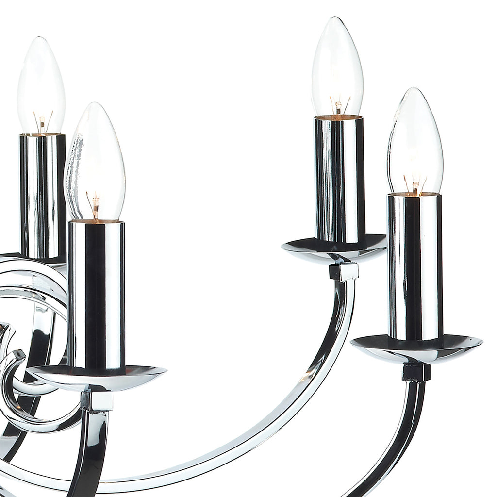 Murray 8 Light Dual Mount Pendant Polished Chrome<br>Polished Chrome