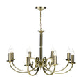 Murray 8 Light Dual Mount Pendant Antique Brass<br>Antique Brass