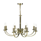 Murray 8 Light Dual Mount Pendant Antique Brass<br>Antique Brass