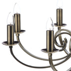 Murray 8 Light Dual Mount Pendant Antique Brass<br>Antique Brass