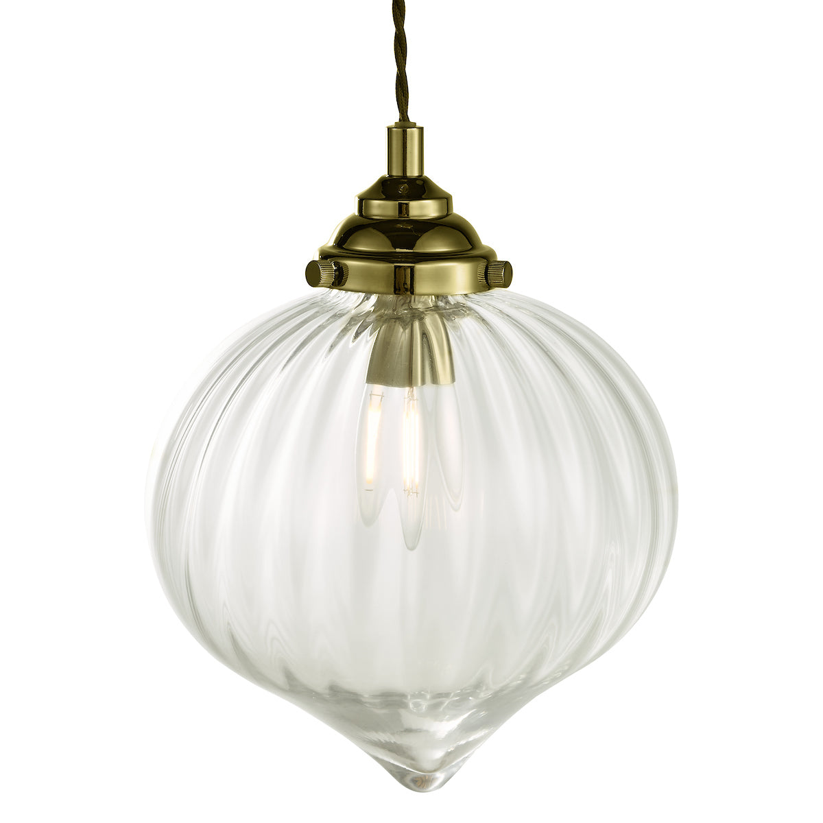 Mya 1 Light Single Pendant Antique Brass Glass<br>Antique Brass