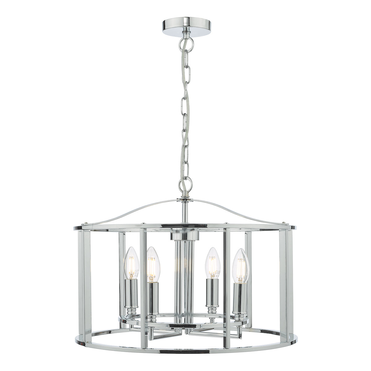 Myka 4 Light Pendant Polished Chrome<br>Polished Chrome