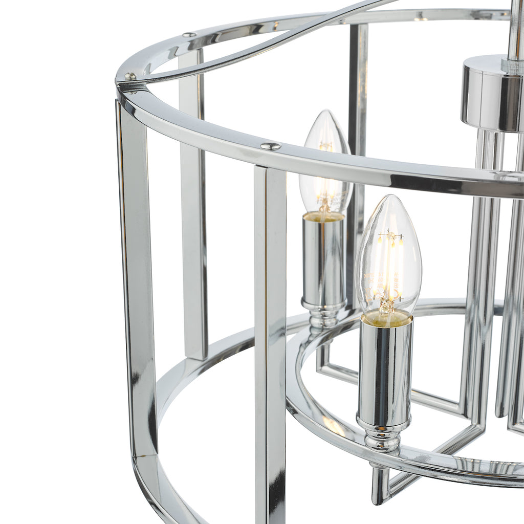 Myka 4 Light Pendant Polished Chrome<br>Polished Chrome