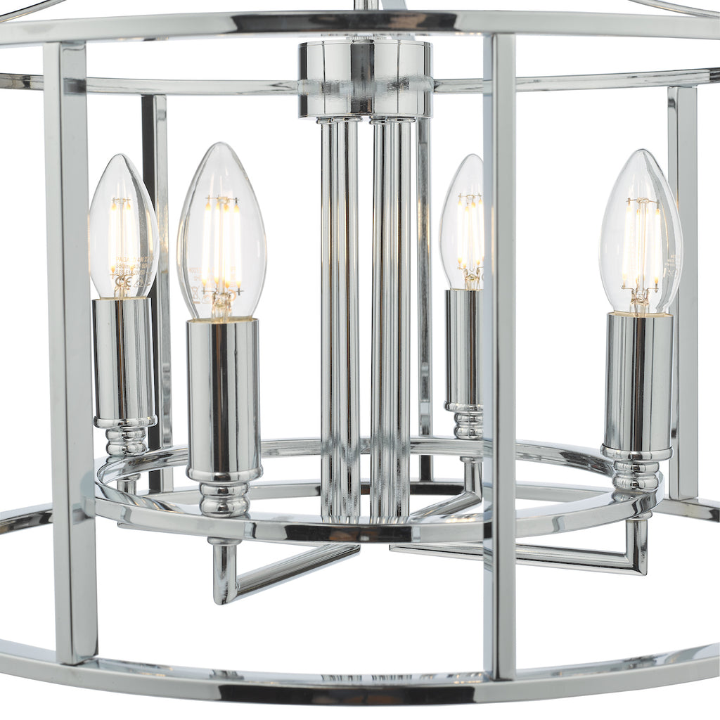 Myka 4 Light Pendant Polished Chrome<br>Polished Chrome