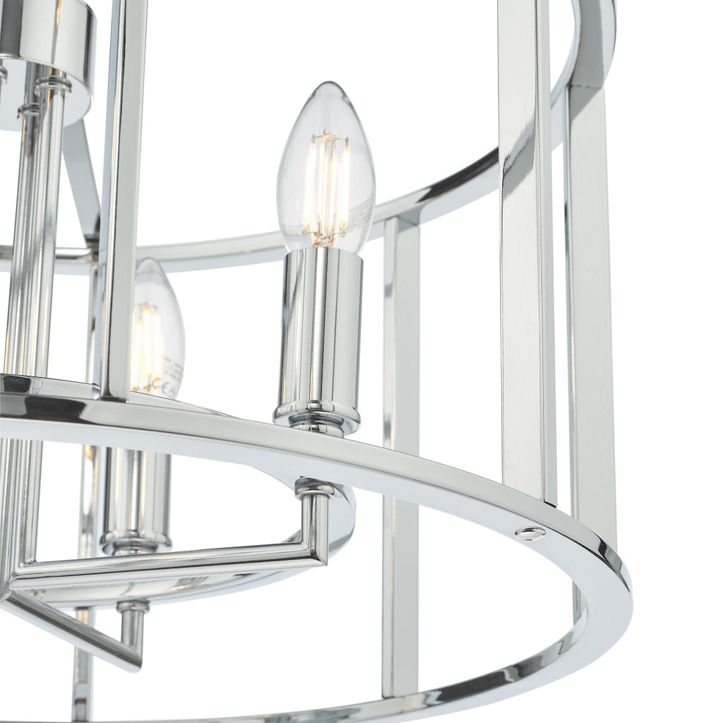 Myka 4 Light Pendant Polished Chrome<br>Polished Chrome