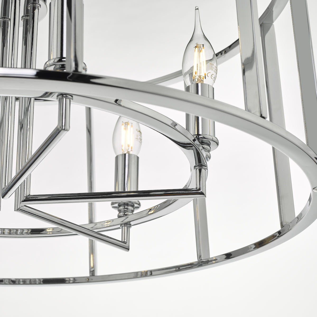 Myka 6 Light Pendant Polished Chrome<br>Polished Chrome