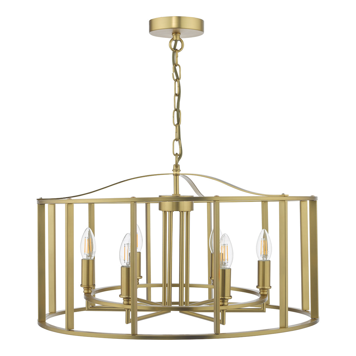 Myka 6 Light Pendant Brushed Bronze<br>Brushed Bronze