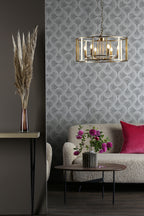 Myka 6 Light Pendant Brushed Bronze<br>Brushed Bronze