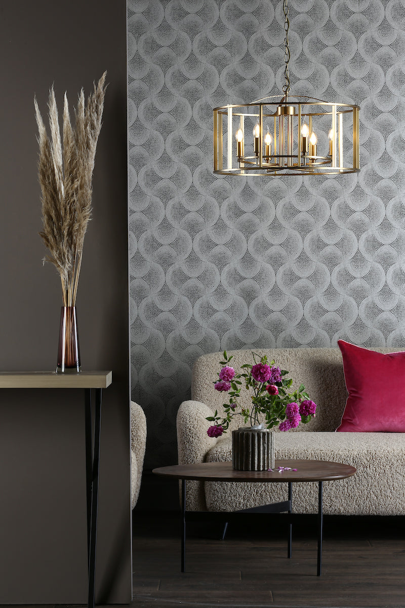 Myka 6 Light Pendant Brushed Bronze<br>Brushed Bronze