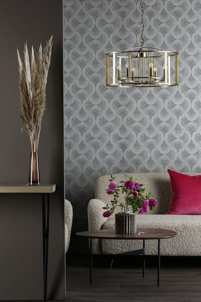 Myka 6 Light Pendant Brushed Bronze<br>Brushed Bronze
