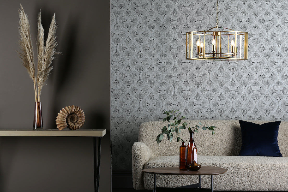 Myka 6 Light Pendant Brushed Bronze<br>Brushed Bronze