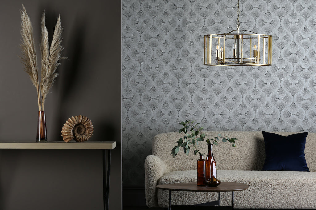 Myka 6 Light Pendant Brushed Bronze<br>Brushed Bronze