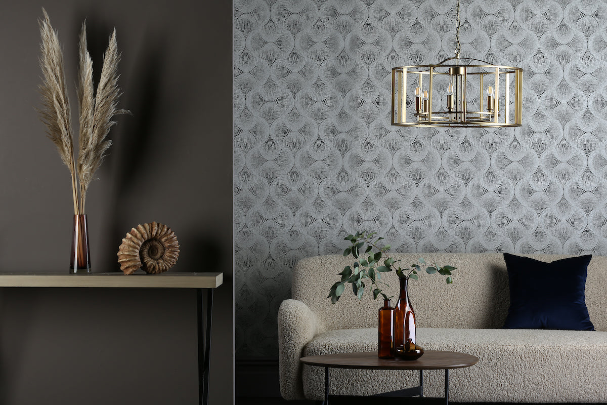 Myka 6 Light Pendant Brushed Bronze<br>Brushed Bronze