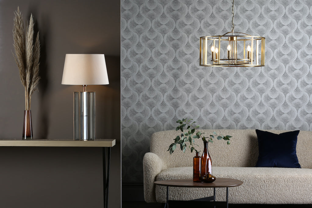 Myka 6 Light Pendant Brushed Bronze<br>Brushed Bronze