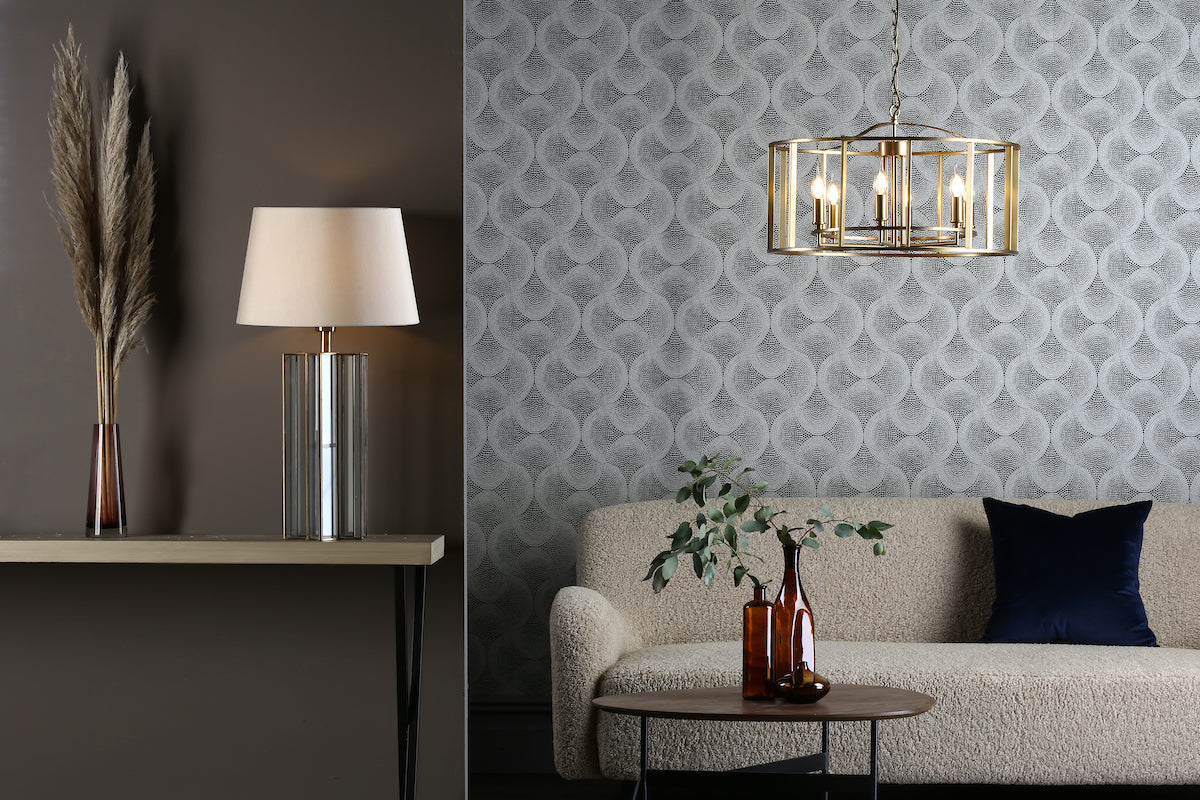 Myka 6 Light Pendant Brushed Bronze<br>Brushed Bronze