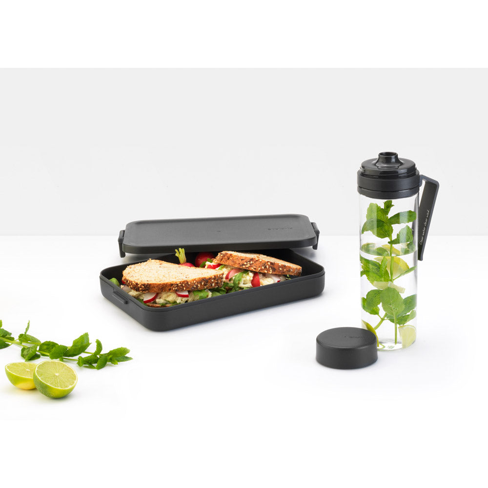 Brabantia Make & Take Break Set 2 Pieces (Water Bottle Lunch Box Flat)