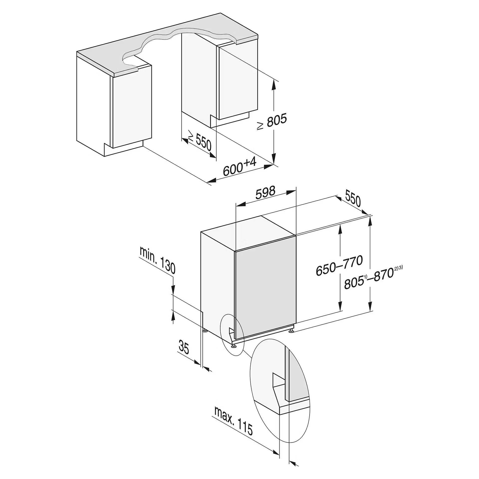 Miele G5651 SCVI 60cm Fully Integrated Dishwasher