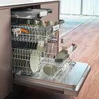 Miele G7210 SCi CleanSteel GB Semi Integrated Dishwasher -  14 Place Settings -  A Rated