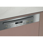 Miele G7210 SCi CleanSteel GB Semi Integrated Dishwasher -  14 Place Settings -  A Rated
