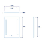Croydex Henbury Illuminated Mirror