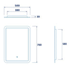 Croydex Chawston Illuminated Mirror