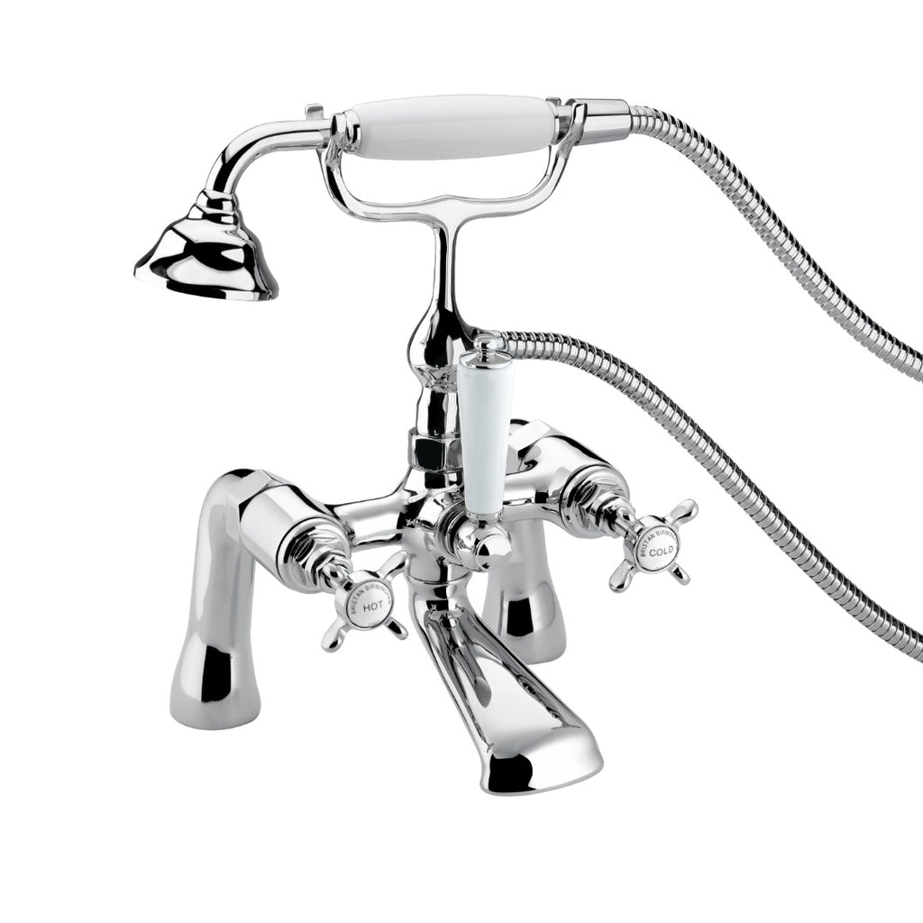 Bristan 1901 Bath Shower Mixer with Ceramic Disc Valves - Chrome