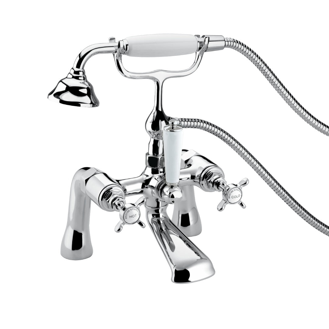 Bristan 1901 Bath Shower Mixer with Ceramic Disc Valves - Chrome