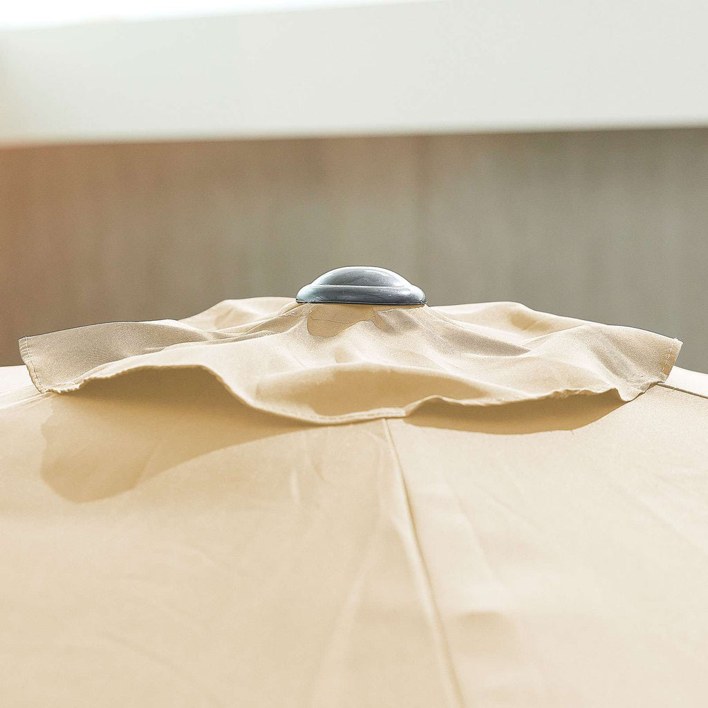 Nova <br> Antigua Aluminium Parasol 3m x 2m Rectangular Beige