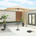 Nova <br> Antigua Aluminium Parasol 3m x 2m Rectangular Beige