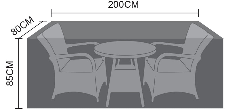 Nova <br> Bistro Set Cover 2 Seat Round