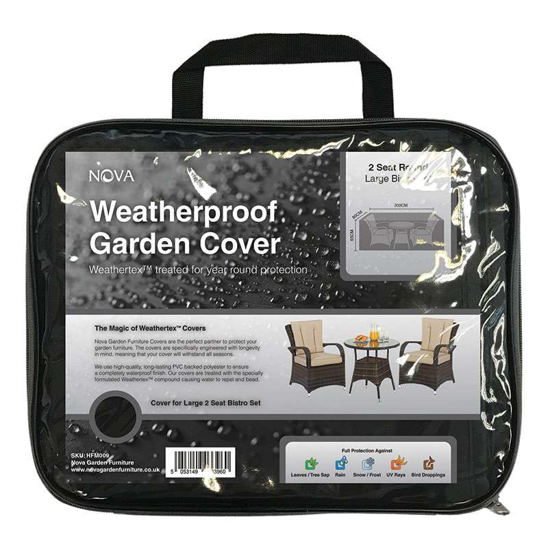 Nova <br> Bistro Set Cover 2 Seat Round