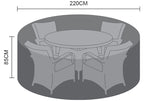 Nova <br> Dining Set Cover 4 Seat Round