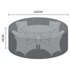 Nova <br> Dining Set Cover 4 Seat Round