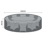 Nova <br> Dining Set Cover 8 Seat Round