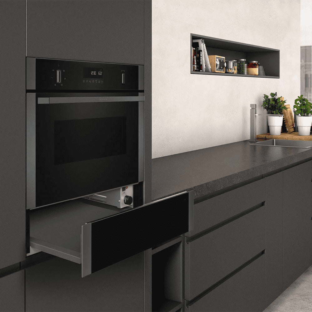Neff 14cm N50 Push Pull Warming Drawer N1AHA01G0B - Graphite