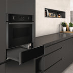 Neff 14cm N50 Push Pull Warming Drawer N1AHA01G0B - Graphite