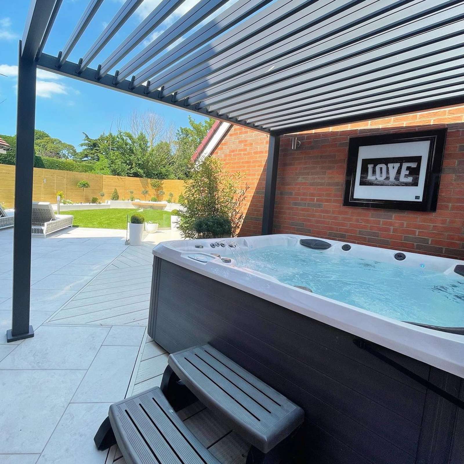 Nova <br> Titan 3m x 3m Pergola Grey