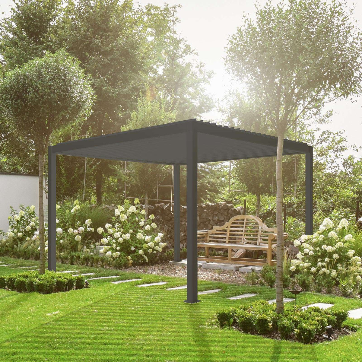 Nova <br> Titan 3m x 3m Pergola Grey