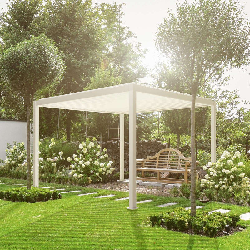 Nova <br> Titan 3m x 3m Pergola Aluminium White