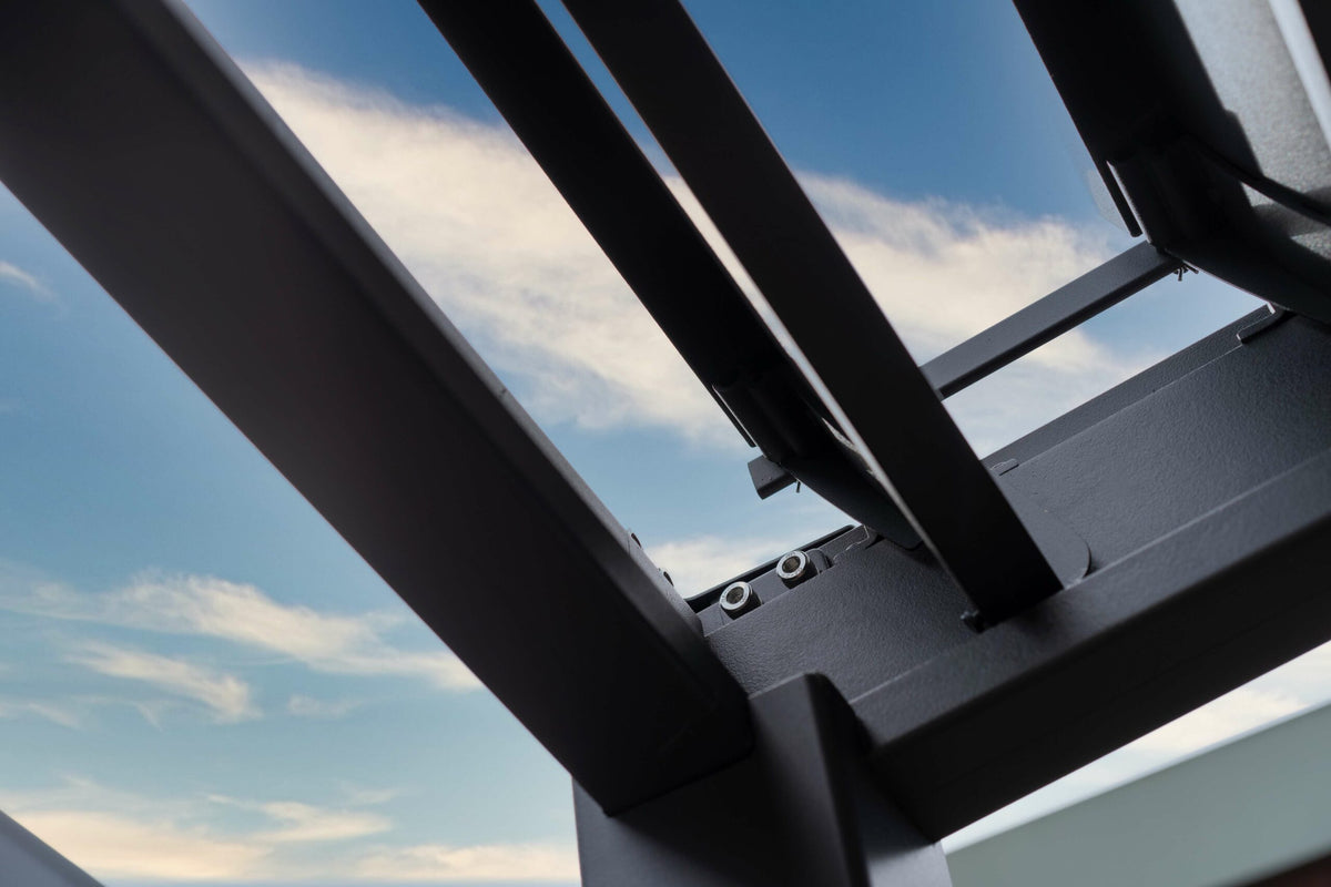 Nova <br> Titan Aluminium Pergola - 3.6m x 3m Rectangular - Grey
