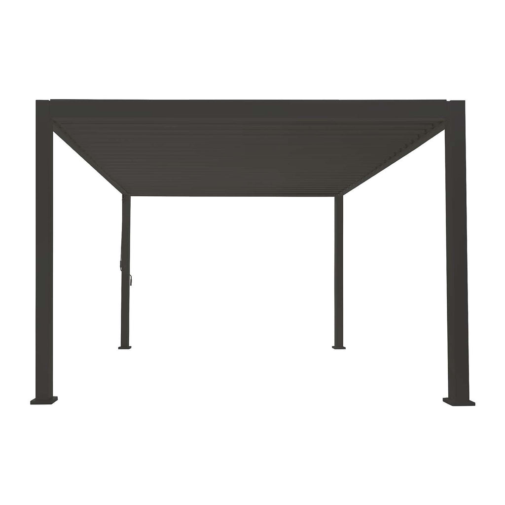 Nova <br> Titan Aluminium Pergola - 3.6m x 3m Rectangular - Grey