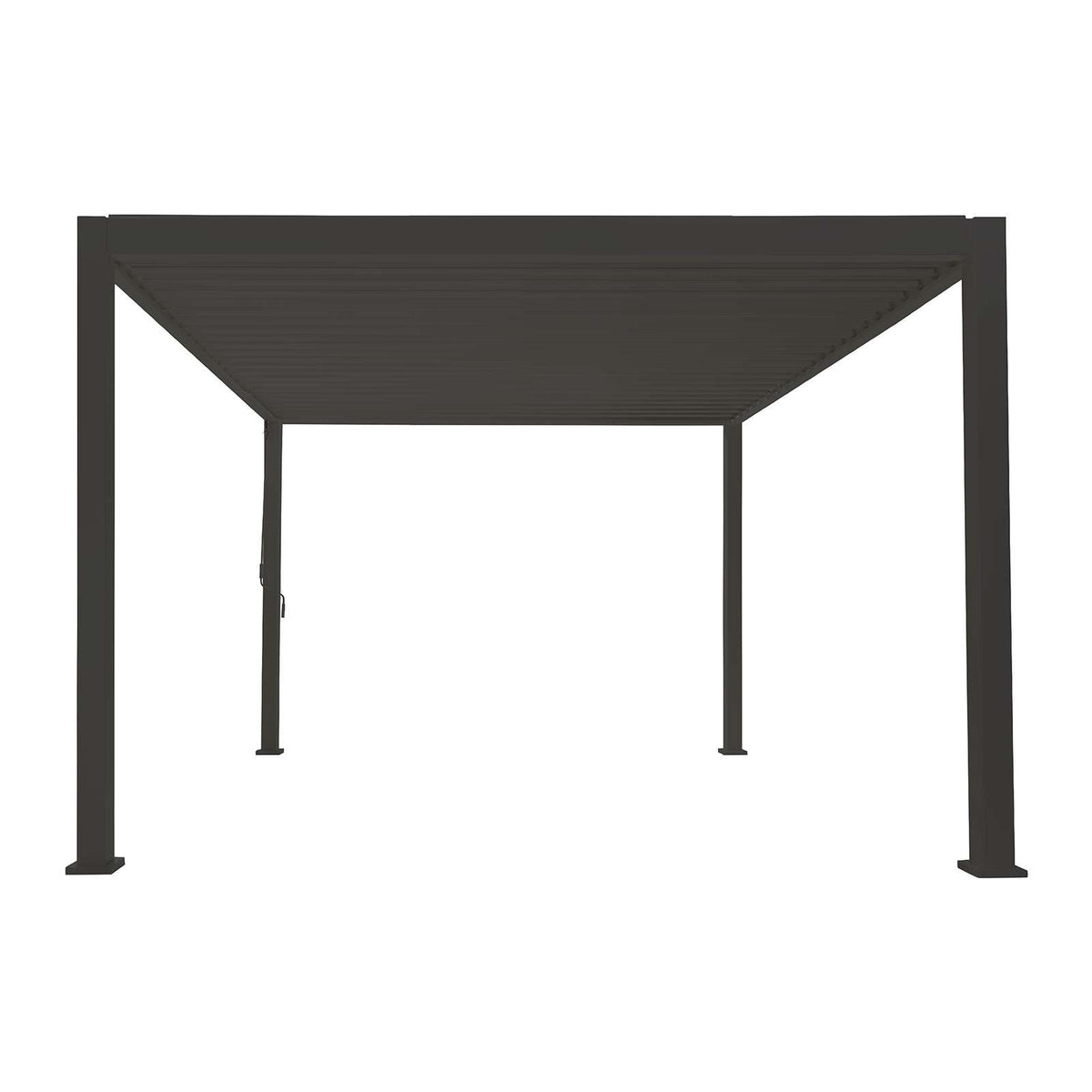 Nova <br> Titan Aluminium Pergola - 3.6m x 3m Rectangular - Grey