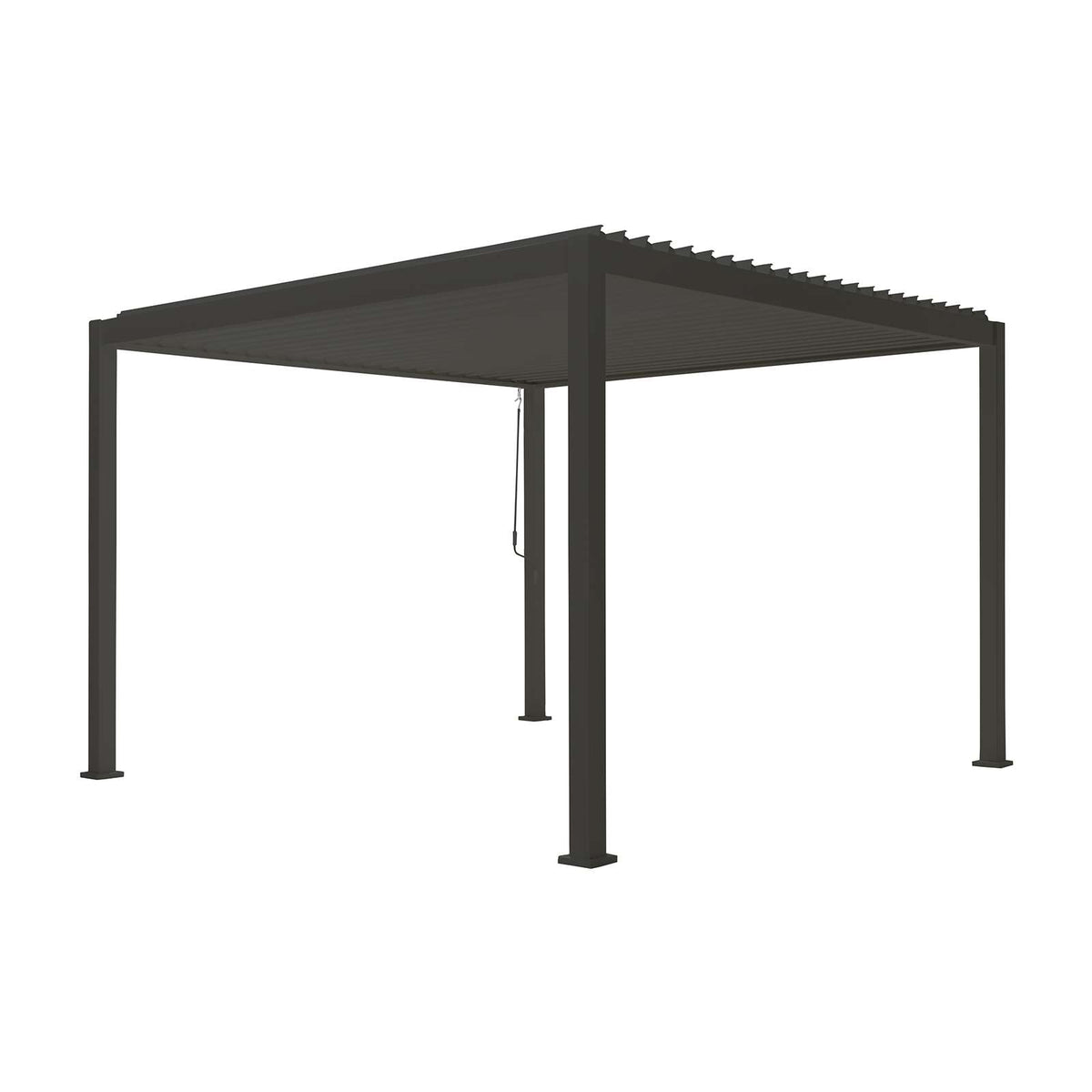 Nova <br> Titan Aluminium Pergola - 3.6m x 3.6m Square - Grey