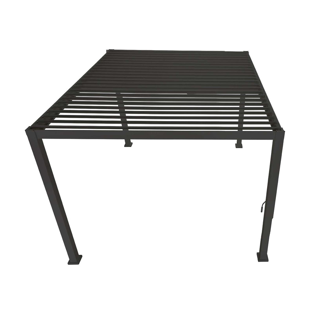 Nova <br> Titan Aluminium Pergola - 4m x 3m Rectangular - Grey