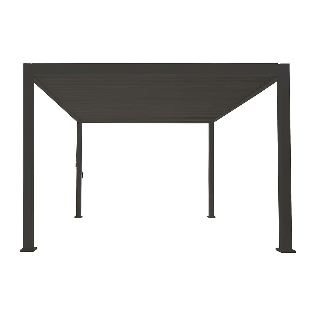 Nova <br> Titan Aluminium Pergola - 4m x 3m Rectangular - Grey