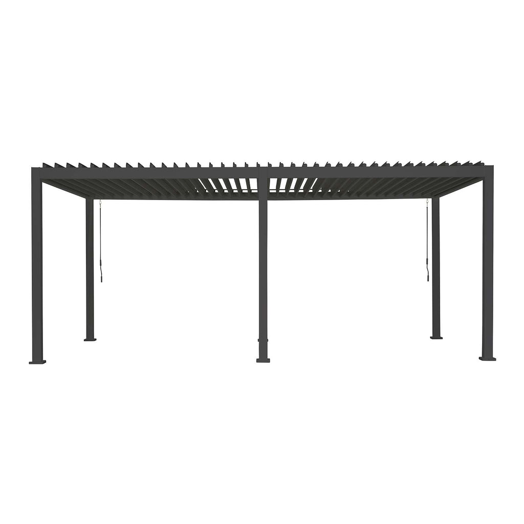 Nova <br> Titan Aluminium Pergola - 6m x 3m Rectangular - Grey