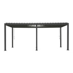 Nova <br> Titan Aluminium Pergola - 6m x 3m Rectangular - Grey