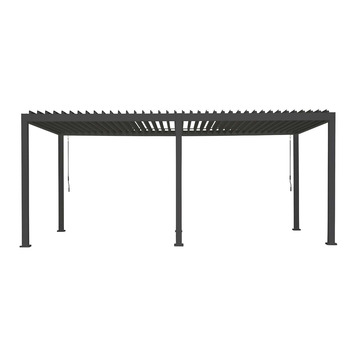 Nova <br> Titan Aluminium Pergola - 6m x 3m Rectangular - Grey