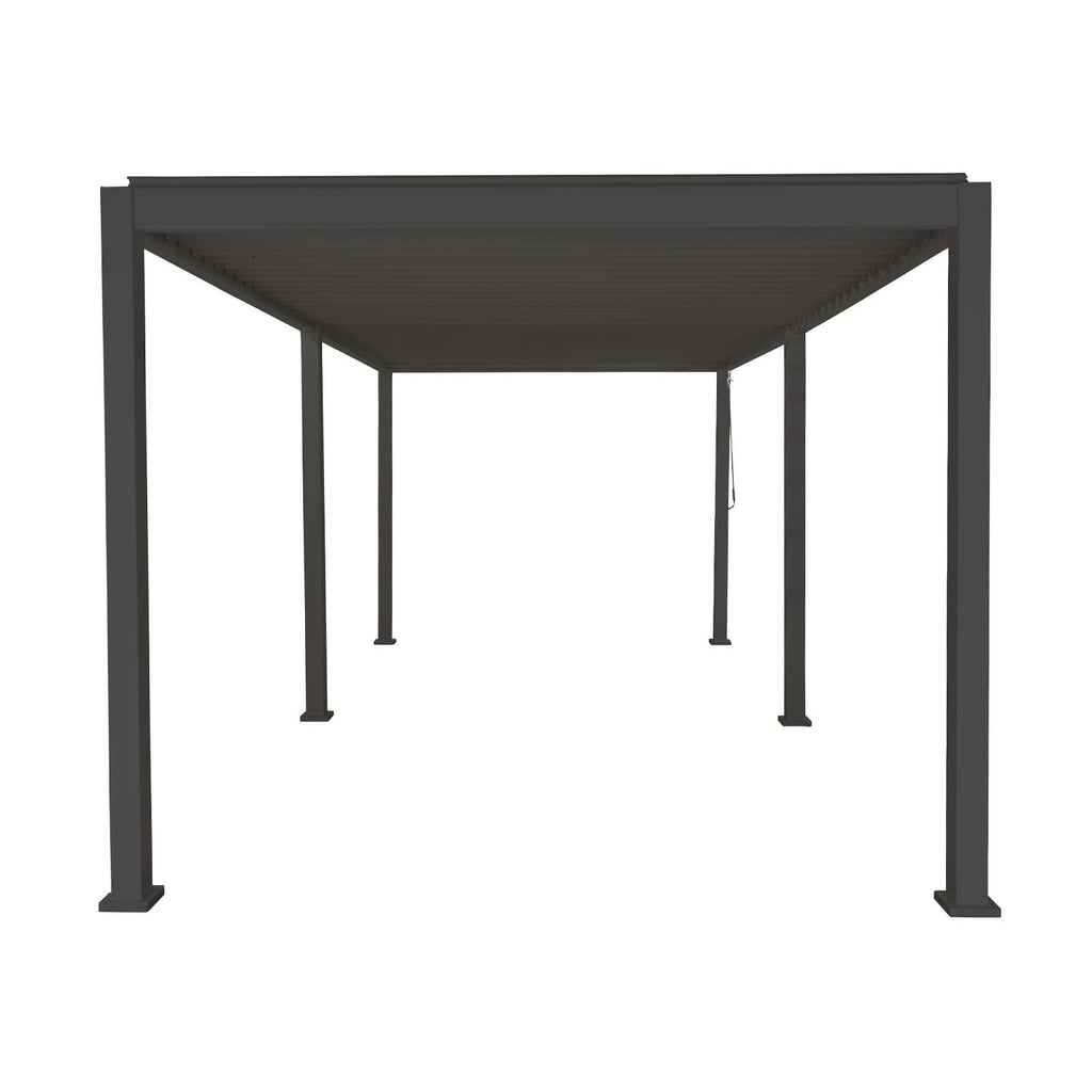 Nova <br> Titan Aluminium Pergola - 6m x 3m Rectangular - Grey