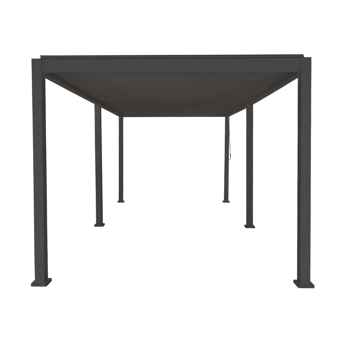 Nova <br> Titan Aluminium Pergola - 6m x 3m Rectangular - Grey